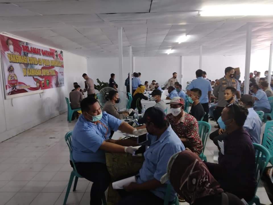 Sebanyak 2.068 Orang Karyawan PT. PG Ikut Divaksin