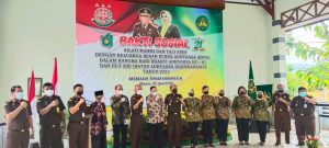 Menyongsong HBA Ke-61 Kejati Gorontalo Gelar Kegiatan Silaturahmi Dengan Purna Adhyaksa