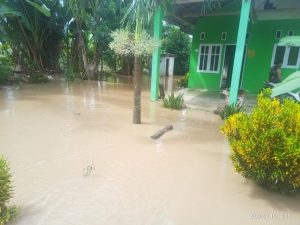 Rumah dan Lahan Masyarakat Desa Karangetang Terendam Banjir, Kades Minta Perhatian Pemda dan Pemprov