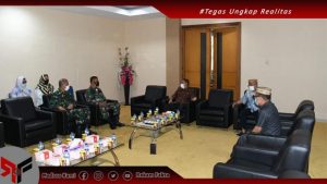 Brigjen Bagus Antonov Hardito Dan Kolonel Amrin Ibrahim Silaturahmi Ke Ketua DPRD Provinsi Gorontalo