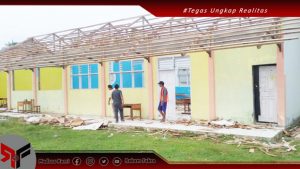 Warga Sayangkan Pekerjaan Rehab SMK N 1 Mananggu Tidak Dipasang Papan Proyek
