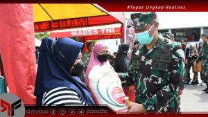 Korem 133/Nani Wartabone Gelar Serbuan Vaksinasi Nasional Covid-19 Tahap I Dan II