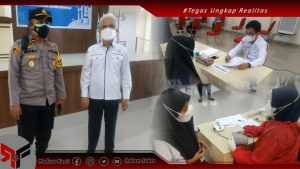 Polsek Kota Timur Laksanakan Vaksinasi Bersama Poltekkes Kemenkes Gorontalo