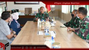 Pemilik Lahan Secaba Berkunjung Ke Pejabat Korem 133/NW