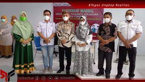 Bekerjasama dengan Pemda Pohuwato Unipo Laksanakan Vaksinasi Massal