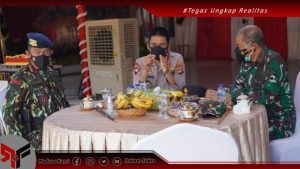 Danrem Bersama Para Pejabat Tinggi Korem 133/NW Hadiri Acara Syukuran HUT Pelopor Ke-62 Di Mako Brimob Polda Gorontalo