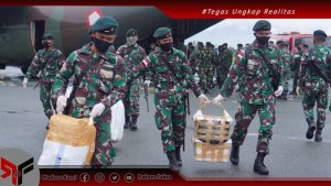 Satgas Yonif Raider 715/Motuliato Berhasil Sebagai Satgas Terbaik RI-PNG Semester II 2021