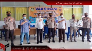 Percepatan Vaksinasi Terus Berlanjut, Polda Gorontalo Jalin Kerjasama Dengan UG