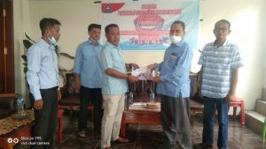 Frait Danial Resmi Terima SK Karateker HNSI Cabang Boalemo