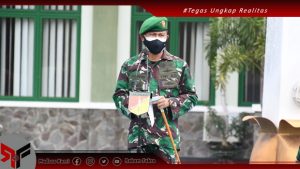 Danrem 133/Nani Waryabone Pimpin Acara Laporan Korps Kenaikan Pangkat Perwira dan Pelantikan Kenaikan Pangkat Bintara/Tamtama Periode 1 Oktober 2021
