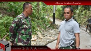 Beri Motivasi Kepada Tim Satgas, Dandim 1304/Gorontalo Tinjau Sasaran TMMD Ke-112 TA. 2021