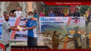 Paguyuban Agen BRIlink Se Kanca Limboto Berikan Bantuan Kepada Korban Banjir