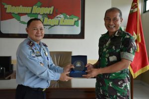 Danrem 133/NW Terima Kunjungan Silaturahmi Kepala Kantor Imigrasi Kelas I TPI Gorontalo