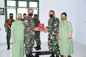 Danrem 133/Nani Wartabone Pimpin Acara Ramah Tamah Dalam Rangka Penyerahan Jabatan Kasrem 133/NW dan Sertijab Dandim 1313/Pohuwato Korem 133/Nani Wartabone