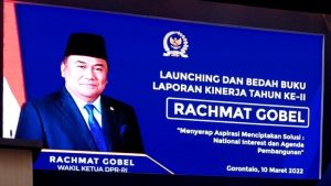 Rachmat Gobel Launching Buku Laporan Kinerja Tahun Kedua Sebagai Anggota DPR-RI