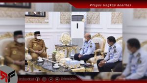 Terima Kunjungan Kakanwil Kemenkumham Gorontalo, Ini Yang Dibahas Marten Taha
