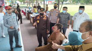 Kejari Boalemo Laksanakan Vaksinasi Masal, Penjabup Apresiasi