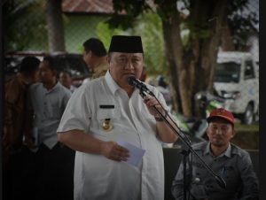 Penjabat Bupati Boalemo Hadiri Vaksinasi Massal yang di Gelar Kejari Boalemo