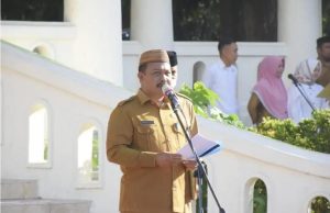 Sekda Boalemo Pimpin Apel Awal Bulan