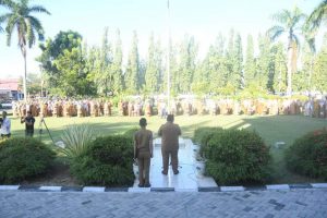 Pj Bupati Boalemo Pimpin Apel Awal Bulan