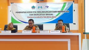 DPPKBP3A Gelar Sosialisasi Kode Etik Perlindungan Dari Kekerasan dan Eksploitasi Seksual