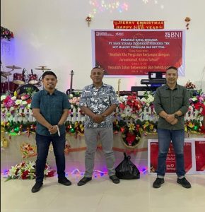 Menyambut Natal, BNI KCP Tual – Malra Gelar Ibadah Natal Bersama