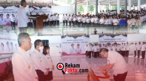 Bupati FDW Pimpin Apel Perdana ASN Kabupaten Minsel Tahun 2023