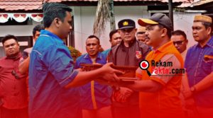 Peringati Hari Patriotik, Sekda Boalemo Terima Kirab Bendera Pusaka 23 Januari