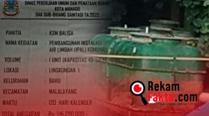 Proyek IPAL di Kelurahan Bahu Dinilai Boros Anggaran Dan Diduga Terindikasi Korupsi