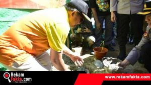 Lakukan Aksi Renovasi Rumah, Polresta Gorontalo Kota di Apresiasi Pemkot Gorontalo