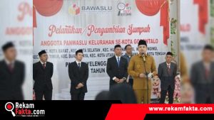Hadiri Pelantikan PPK, Ini Pesan Wawali Kota Gorontalo