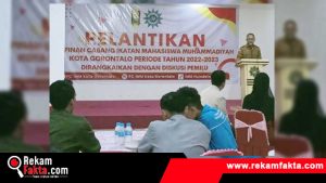 Sekda Ismail Madjid Hadiri Pelantikan IMM Kota Gorontalo