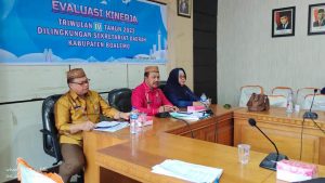 Pimpin Rapat Kinerja Evaluasi, Begini Ungkapan Sekda Boalemo