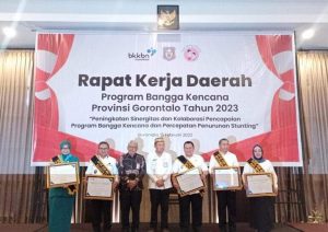 PJ Bupati Boalemo Hadiri Rapat Kerja Daerah Program Bangga Kencana