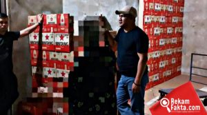 Pasangan Bukan Muhrim dan 395 Dos Miras Berhasil Diamankan Polresta Gorontalo Kota