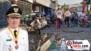 Jalanan Pasar Bahu Tercipta Kolam Kecil, Wali Kota Manado “Hebat”