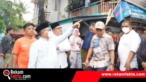 Walikota Gorontalo Tinjau Lokasi Kebakaran di Kelurahan Limba B
