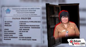 Menolak Bertemu, Kadis PUPR Provinsi Sulut Lewat Pintu Belakang