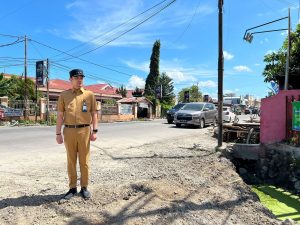 Ryan Kono Desak Proyek di Jl. Nani Wartabone Rampung Bulan Ini