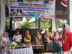 Makanan Khas “Tili’aya” Dijadikan Makanan Tambahan Anak Paud Oleh Penjabat Ketua TP.PKK Boalemo