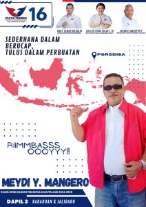 Mantap!! Nomor Urut 4 Partai Perindo Dapil 3 kabaruan – salibabu Siap Rebut Suara Hati Rakyat