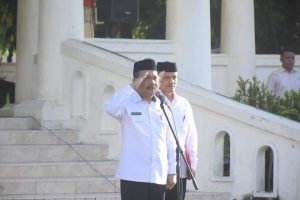 Pemkab Boalemo Gelar Apel Perdana Pasca Lebaran Idul Fitri 1444H