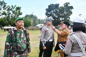PJ Bupati Boalemo Jadi Inspektur Apel Gelar Pasukan Operasi Ketupat
