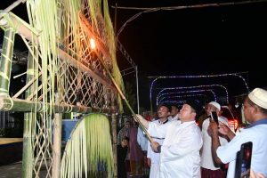 Hendriwan Pertama kali Melaksanakan Tradisi Adat Gorontalo “Tumbilotohe”