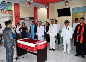PJ Bupati Boalemo Lantik Pj Kepala Desa Bongo Nol dan PAW Kepala Desa Saripi