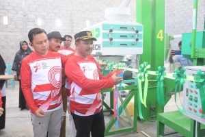 Dinas Pertanian kabupaten Boalemo Fasilitasi Gilingan Padi Moderen di Kecamatan Mananggu