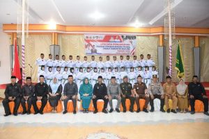 Pj Bupati Boalemo kukuhkan Paskibraka Kabupaten Boalemo Tahun 2023