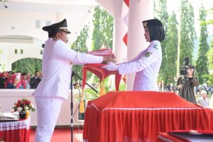 Peringati HUT Ke 78, Pemkab Boalemo Gelar Upacara bendera