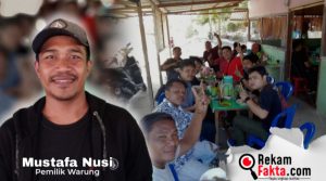 Warung Makan Ini mendadak Ramai Karena Kedatangan Ronnie Sianturi