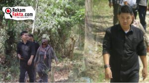 Hadiri Undangan Warga, Ronnie Sianturi Jalan Kaki Lewati Hutan